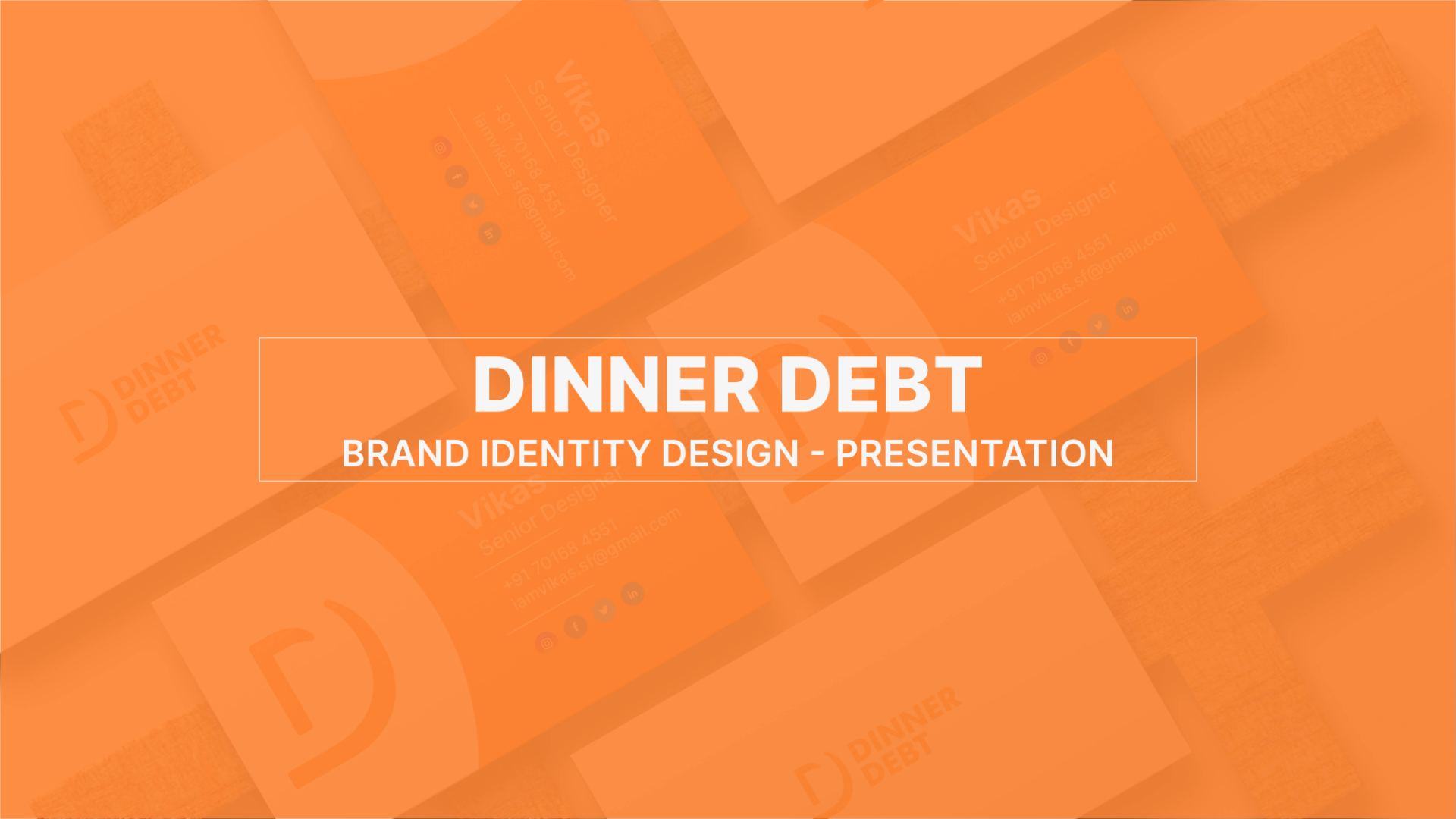 Dinner Debt Branding - Cover Image