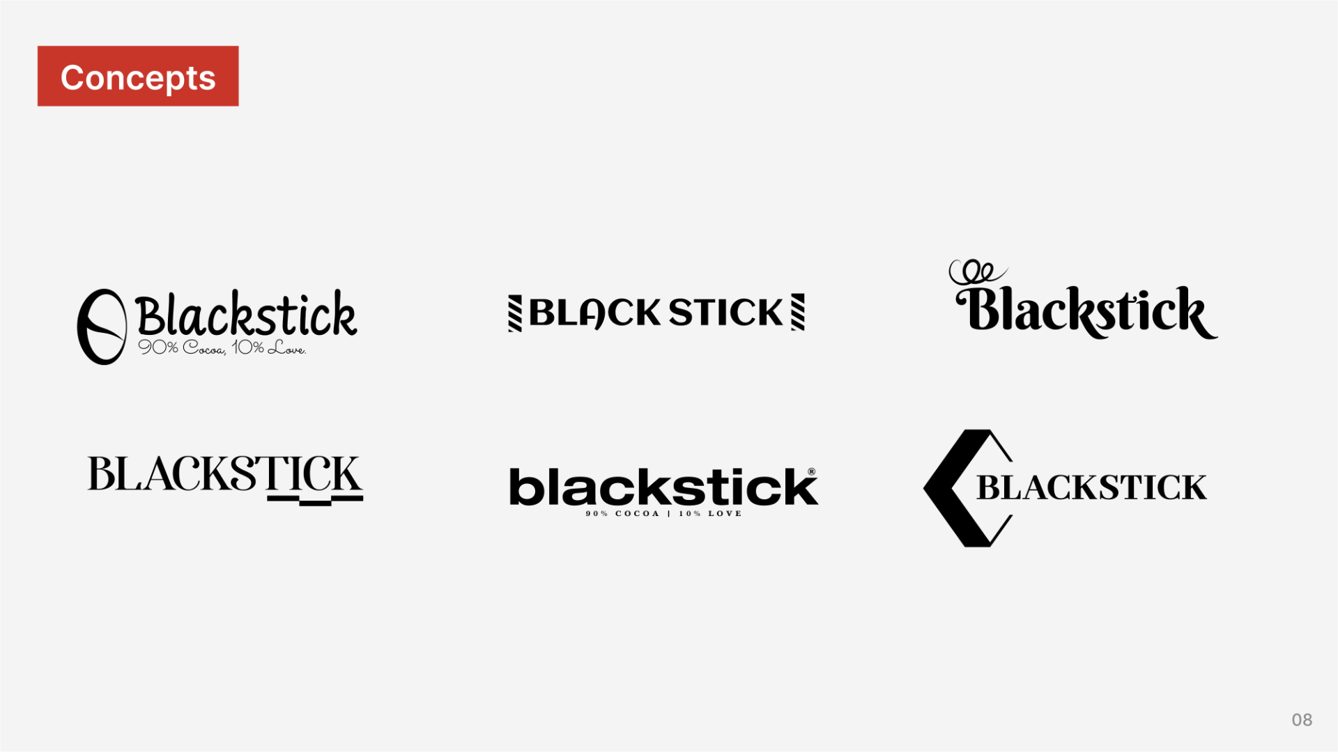 Blackstick Branding - Logo Concept Vectorize