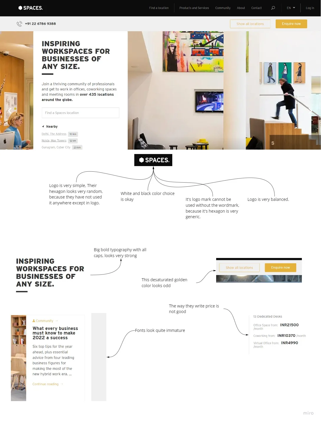 Competitor 1 - Spaces