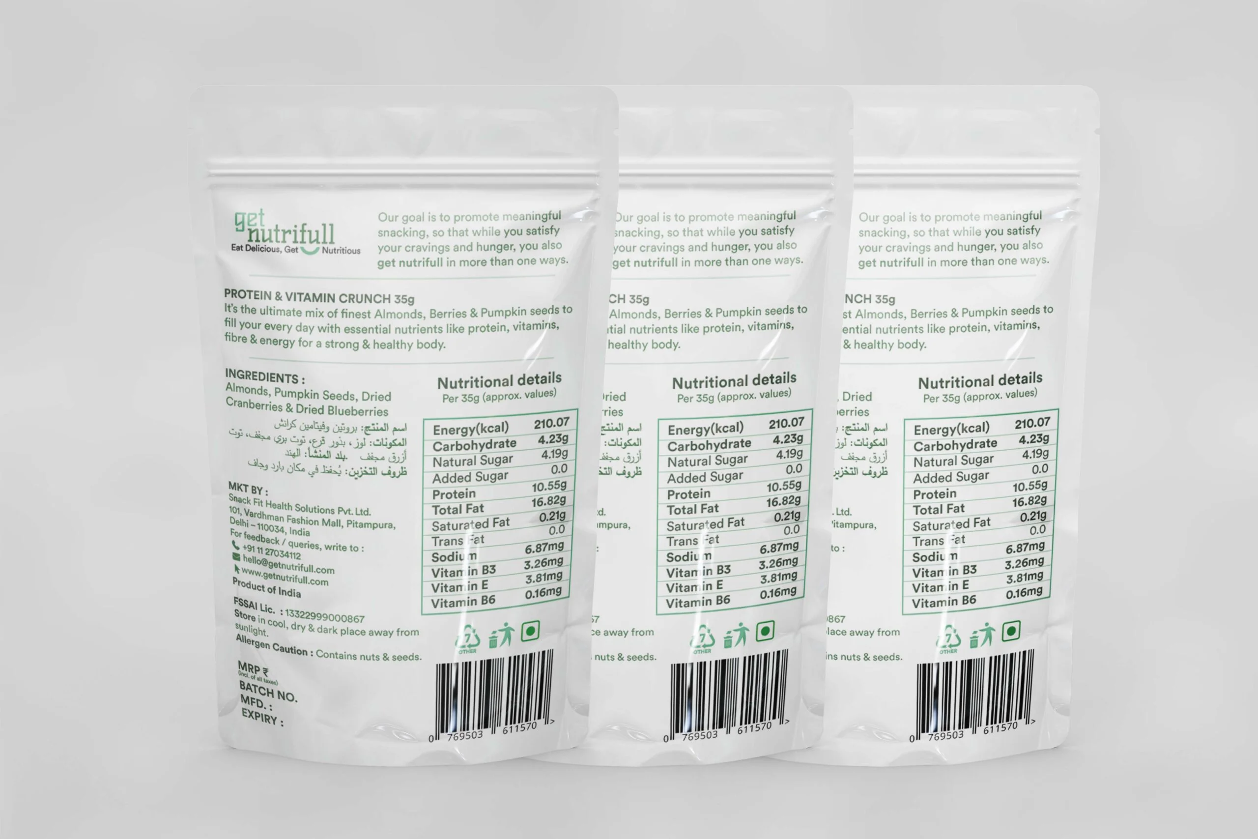 Get Nutrifull Packaging Back