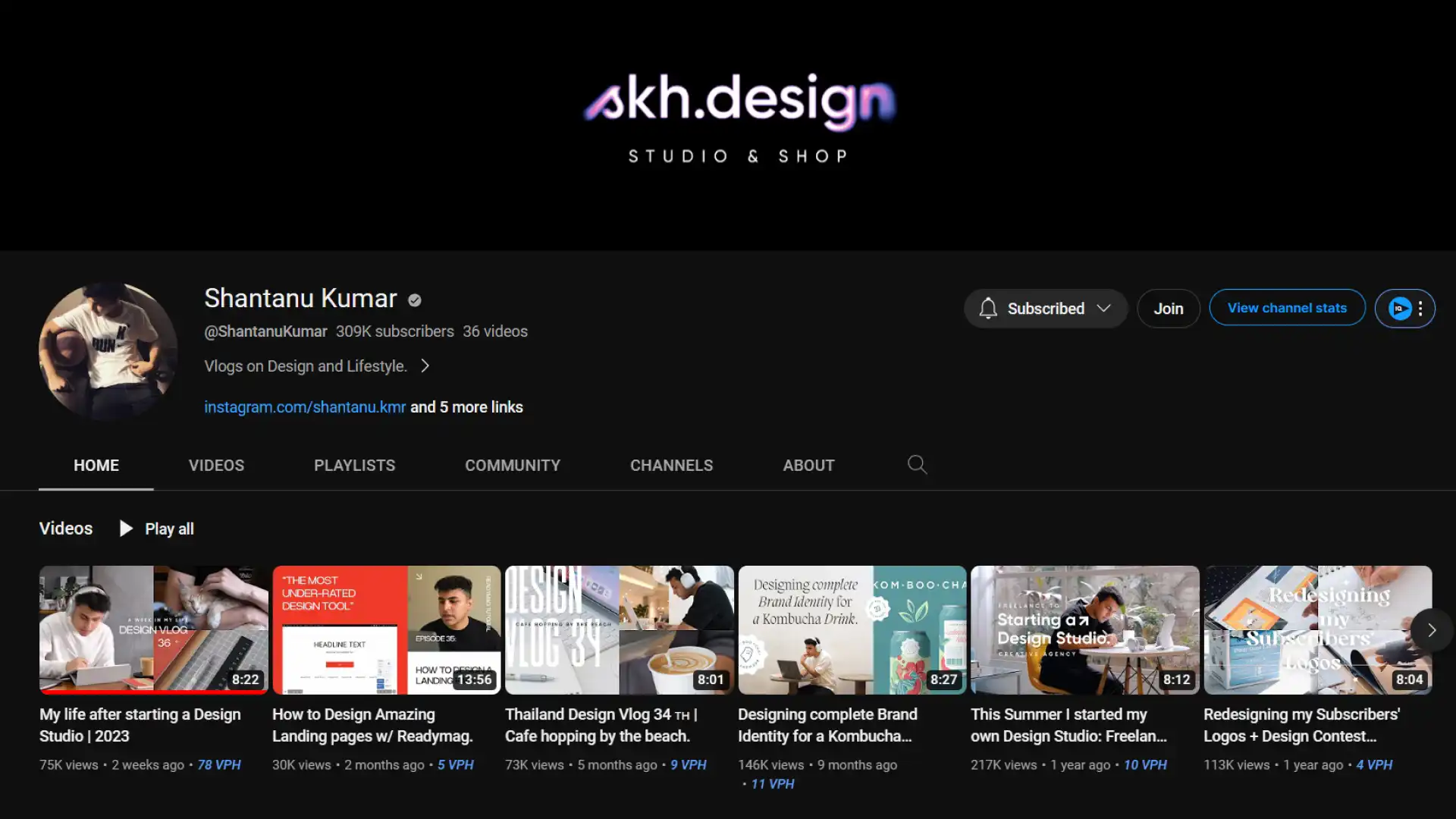 Shantanu Kumar YouTube Channel